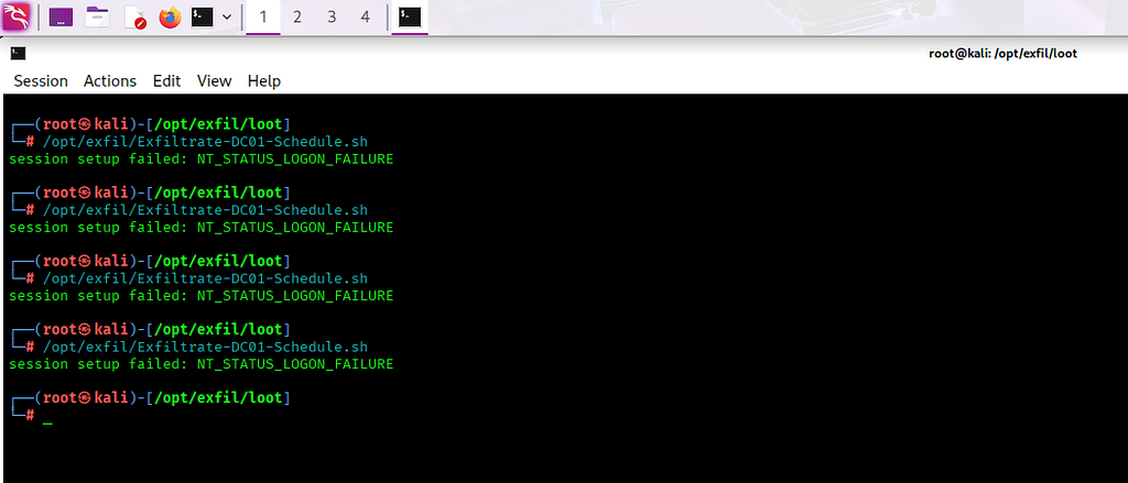 NT_STATUS_LOGON_FAILURE
